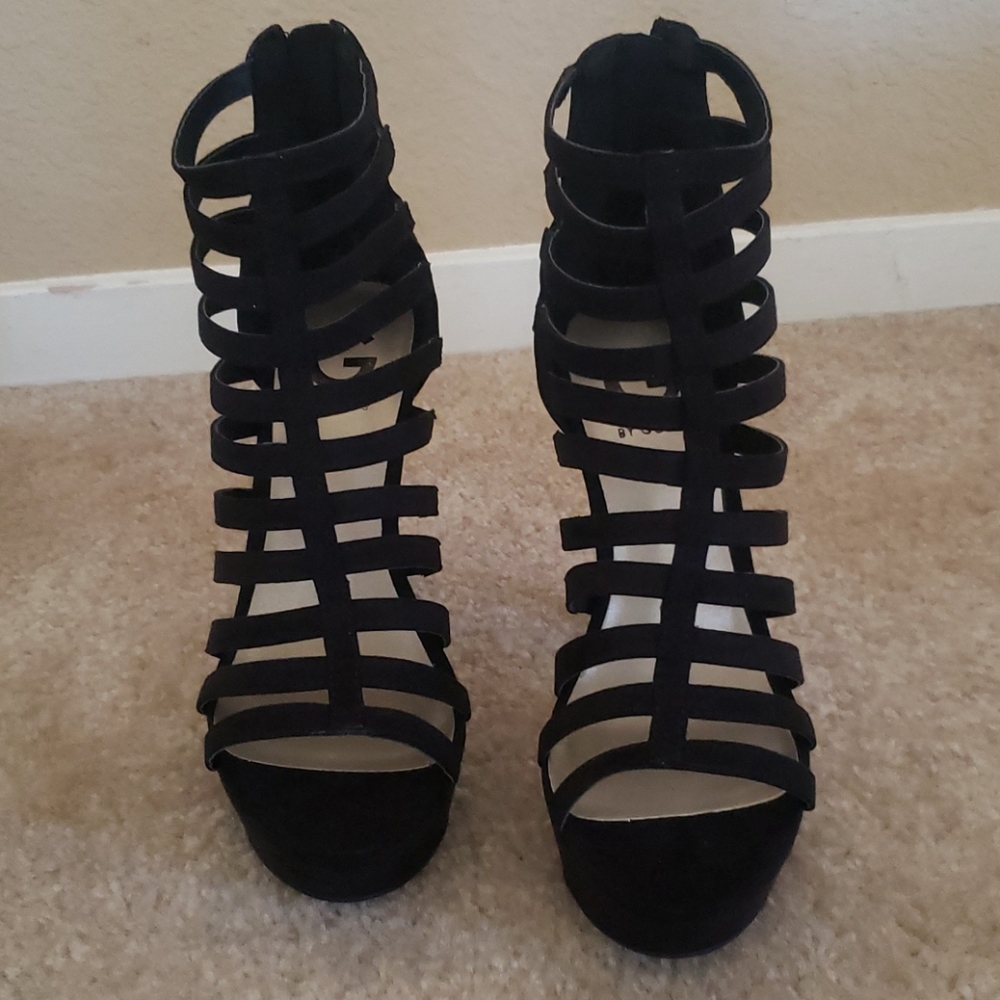 G by Guess Tipsy caged sandals